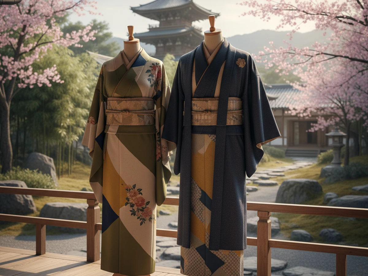 现代风格情侣和服
