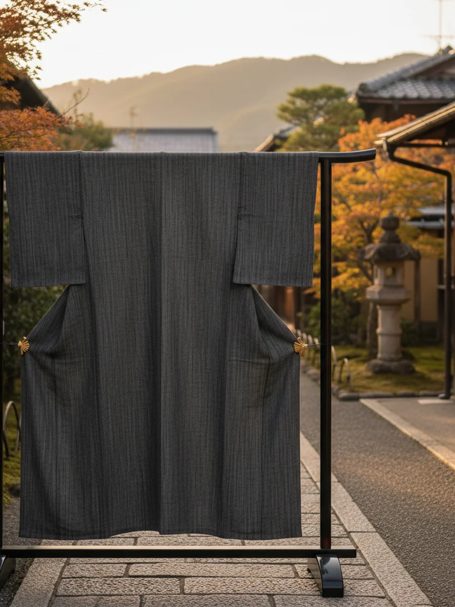 简约风格男士和服