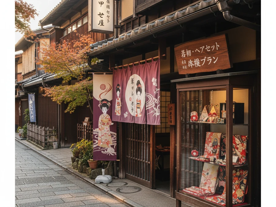 女士和服加发型套餐
